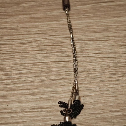 Long necklace gold-colored