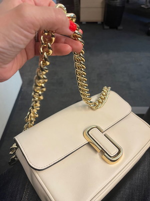 Marc Jacobs The J Bag σαν καινούργιο, κρεμ χρώμα, αλυσίδα και ιμάντας