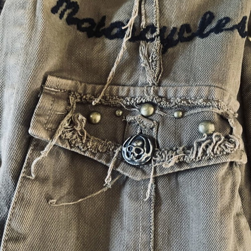 Corleone Original Wine Jeans jacket like new, vintage rock & roll style