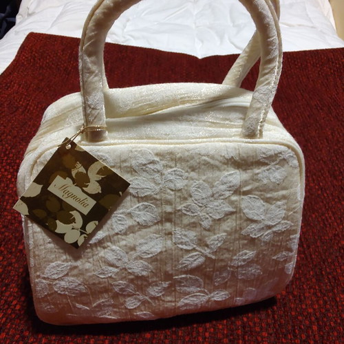 Box bag white ivory handbag new with tag