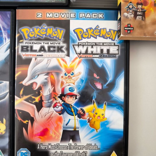 Pokemon Movie Collection DVD Bundle Lot, 6 movies