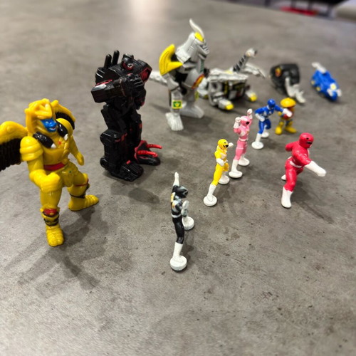 Micromachines Power Ranger Mega Battle Collector Set used