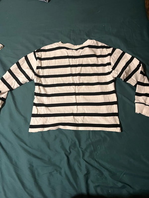 Zara long-sleeve children's shirt like new, size 152 cm, black and white