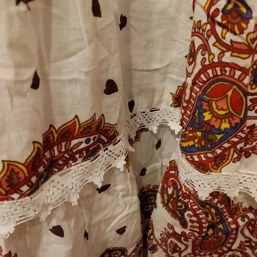 Dress one size new, long, white