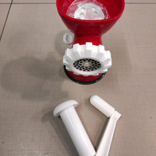 Kitchen cutting machine used with attachments