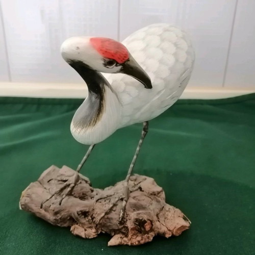 Wooden handmade birds like new, decorative