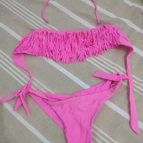 RAE Swimwear medium pink bikini new
