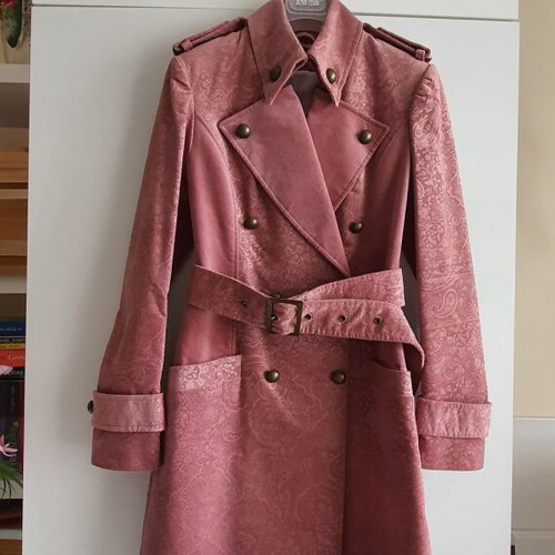 Agnes Toma velvet coat new, pink, size S