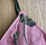 Madame Shoushou Bikini floral velvet details medium new