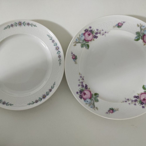 Seltmann Weiden Bavaria plates used, set of 2 pieces