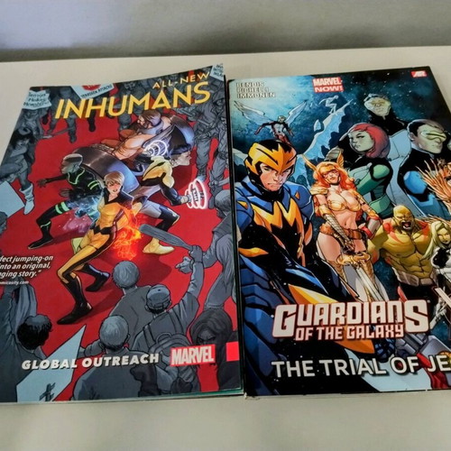 Marvel graphic novels set like new, 2 volumes
