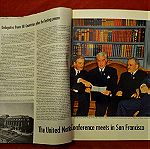  Συλλεκτική έκδοση USA 1945 περιοδικό ''VICTORY'' με  Harry Truman να μιλάει για το τέλους του Β΄ΠΠ