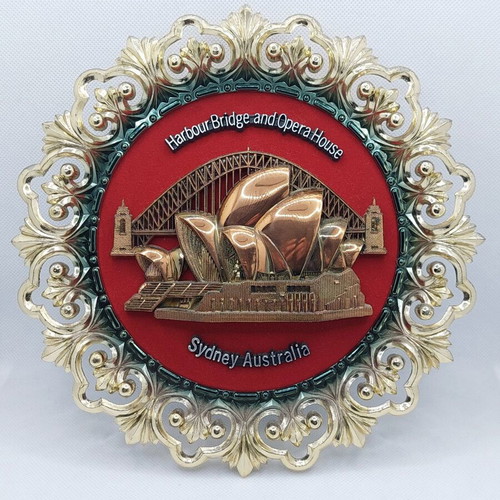 Vintage Collectible Relief Frame / Wall Plate - Sydney Australia
