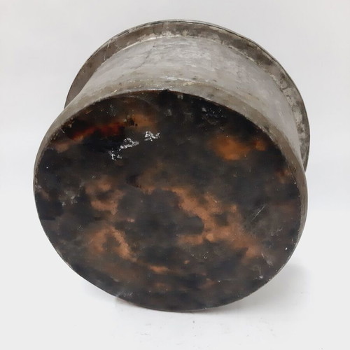 Antique Hand-Forged Copper Vessel Used, 28 cm Opening, 19th Century