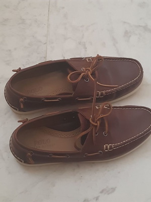 Polo Ralph Lauren ανδρικά δερμάτινα παπούτσια νούμερο 42 σαν καινούργιο, καφέ