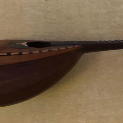 Antique wooden mandolin used, circa 1920s