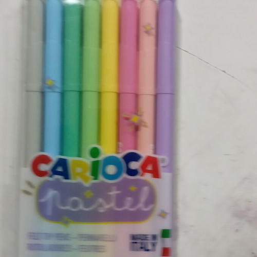 Carioca Pastel Markers set of 8 colors new