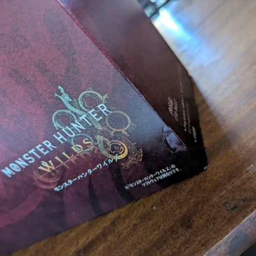 Monster Hunter Wilds plates for Playstation 5 slim new, sealed