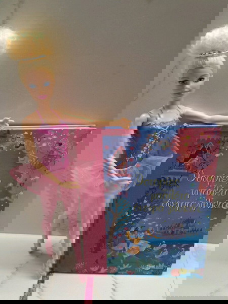 Σετ Barbie μπαλαρίνα + βιβλίο μπαλέτου