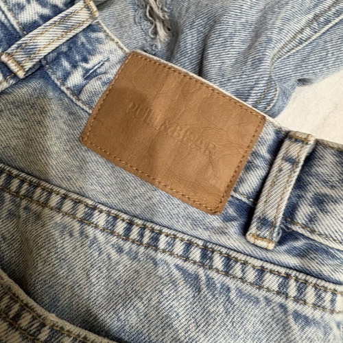 Pull & Bear jeans used with rips, size S 36 8, blue