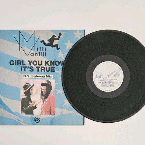 Milli Vanilli Girl You Know It's True 12" Maxi Single like new