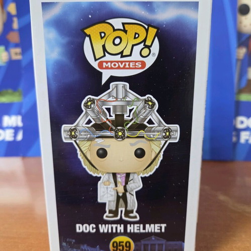 Funko Pop Movies 959 Back to the Future Doc with Helmet new figure