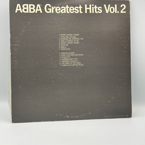 ABBA Greatest Hits Vol. 2 vinyl record VG+