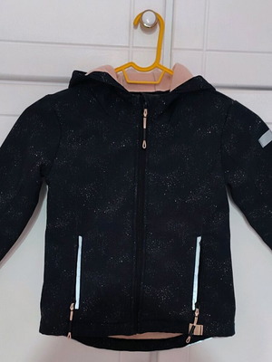 Χειμωνιάτικο μπουφάν για 110 cm σαν καινούργιο, μαύρο και γκρι