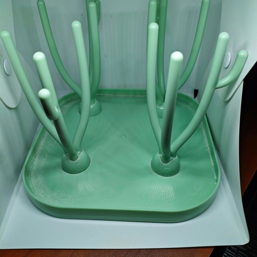 Bottle drying stand tree type like new, green
