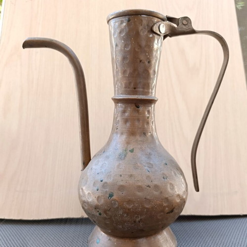 Vintage copper handmade Epirus gioumi used, decorative