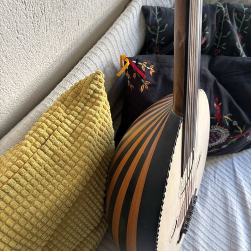 Oud like new from Istanbul with decorated rosettes