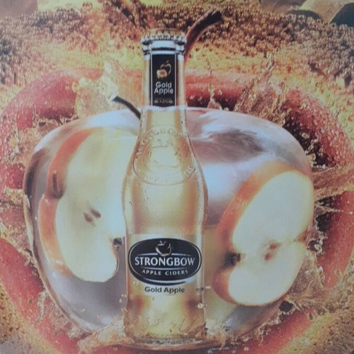 Strongbow Metal Advertising Sign New 30x40 cm