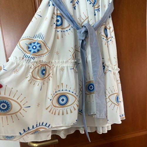We coss short dress like new, white, size S