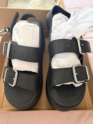 Tommy Jeans Platform Sandals size 38 like new, black