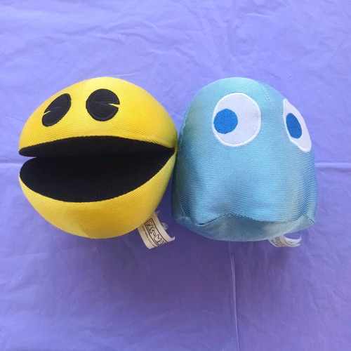 Pac-Man plush toy set like new, 2 pieces