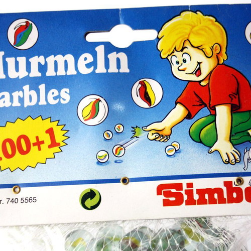 Simba Vintage 90's Marbles sealed pack of 101 new
