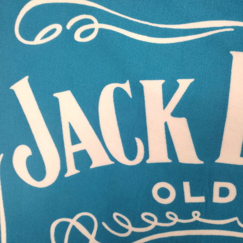 Jack Daniels Quick Dry microfiber towel new, blue and white
