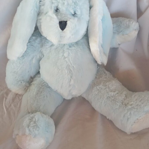 Soft Blue Plush Bunny 30 cm like new
