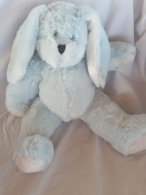 Soft Blue Plush Bunny 30 cm like new