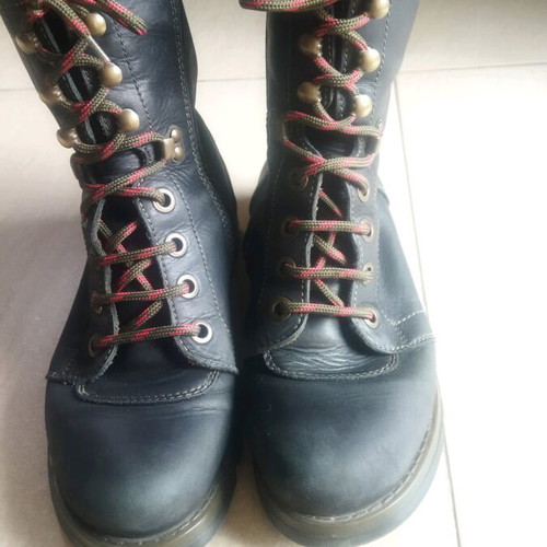 Fly London leather ankle boots used, size 37, black