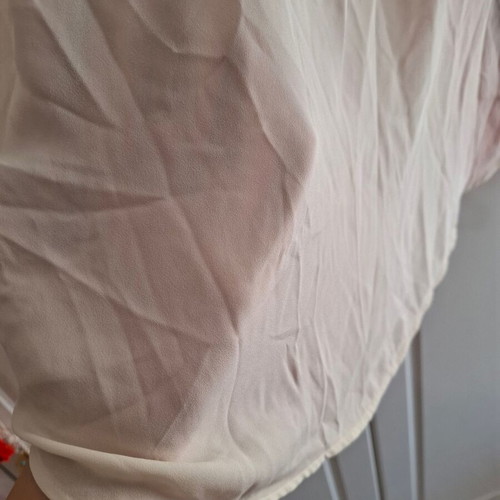 Marks & Spencer top XL used, ivory with multicolor details