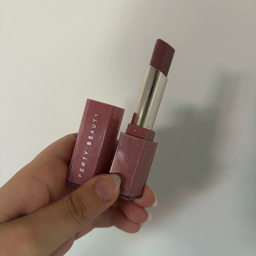 Fenty Glossbomb Stick used, shade Is It Fussy dark pink