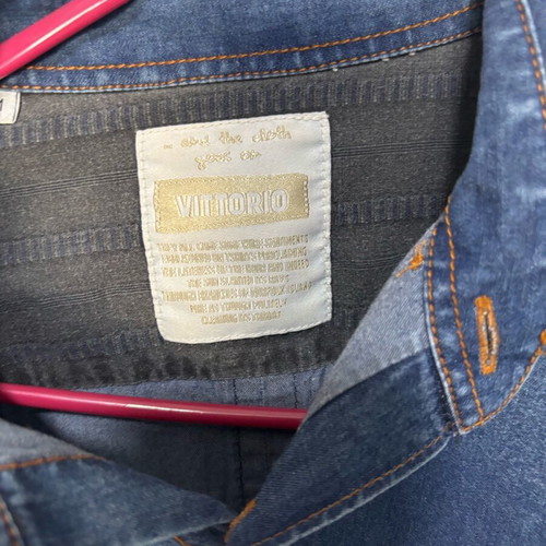 Vittorio denim shirt for teenage boy like new