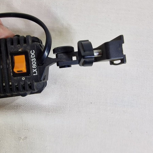 Unomat LX803DC halogen video camera light, vintage