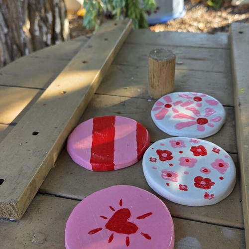 Handmade coasters set