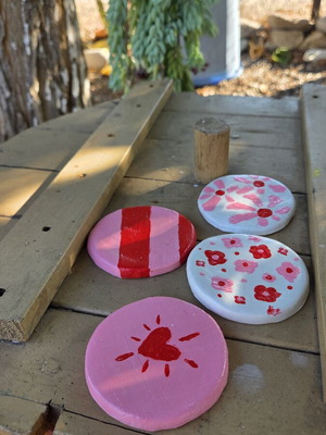 Handmade coasters set