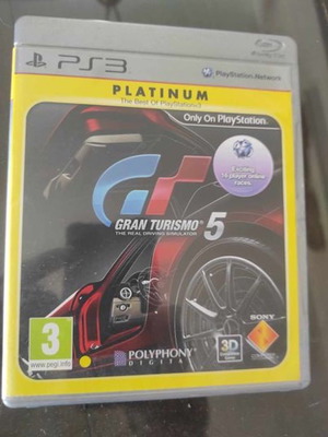 Gran Turismo 5 Platinum Edition за PlayStation 3 като нова