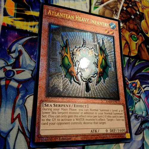 Atlantean Heavy Infantry RA04 Prismatic Ultimate Rare Yu-Gi-Oh! card