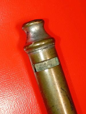 Old whistle used, possibly police from 1950s
