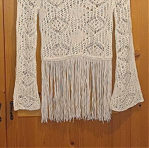 tally weijl knit top beige Xxs/xs